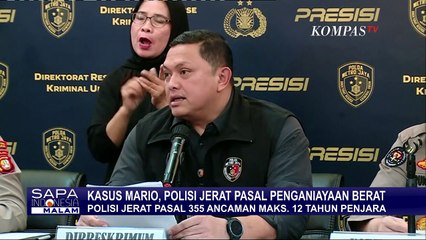 Polisi Jerat Mario Dandy dengan Pasal Penganiayaan Berat, Terancam 12 Tahun Penjara!