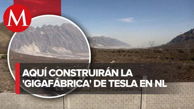 Ésta es la zona proyectada para la construcción de la gigafactory de Tesla en Santa Catarina, NL