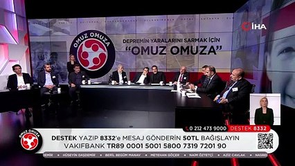 'Omuz Omuza' kampanyasında 845.7 milyon lira yardım toplandı