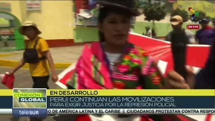 Descargar video: Perú: Organizaciones sociales e indígenas continúan movilizaciones en Lima