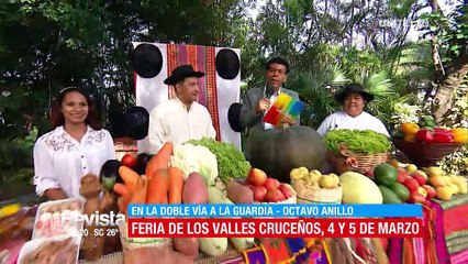 Feria productiva de Los Valles cruceños, del productor al consumidor