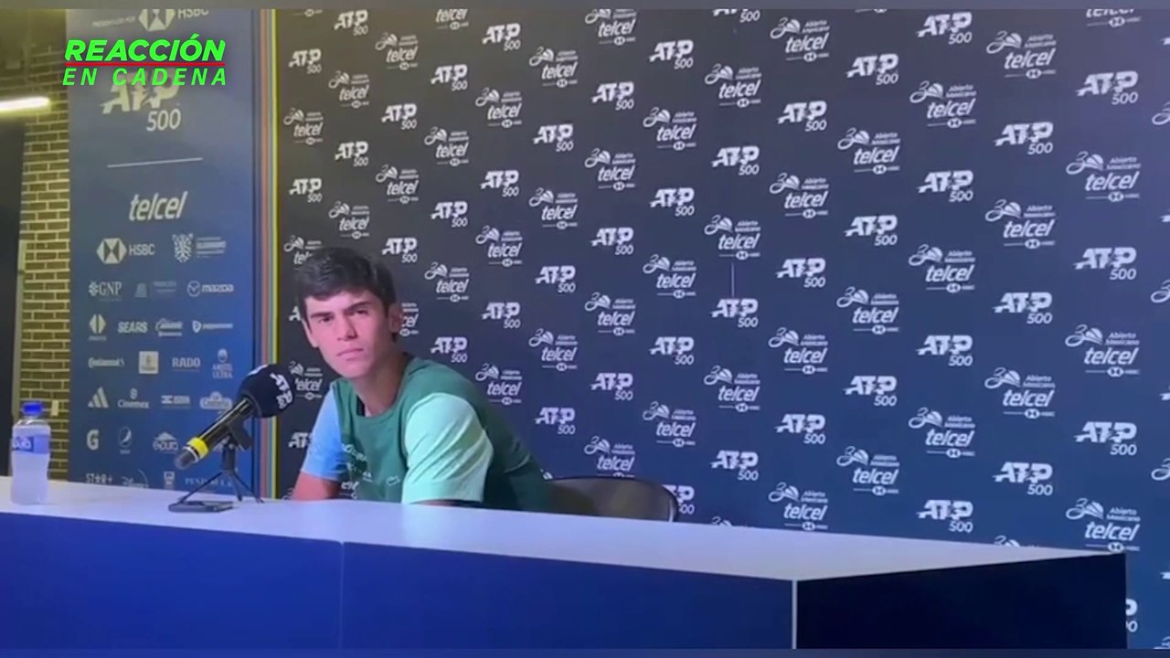 El tenista mexicano Rodrigo Pacheco habla de su experiencia en el Abierto Mexicano de Tenis