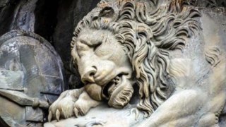 Amazing Lion Monument In Lucerne, Switzerland