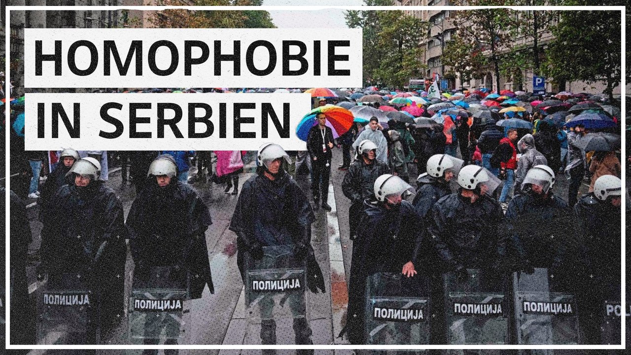 Serbische Menschenrechtsorganisationen protestieren gegen homophobe Übergriffe