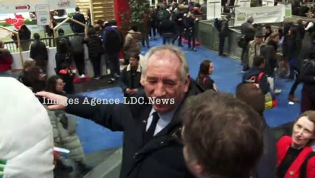 SIA2023. Visite de François Bayrou Président du Mouvement Démocrate. Paris/France - 1er mars 2023