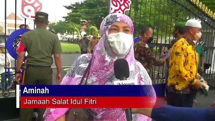 Wapres KH.Maruf Amin Salat IED di Masjid Istqlal