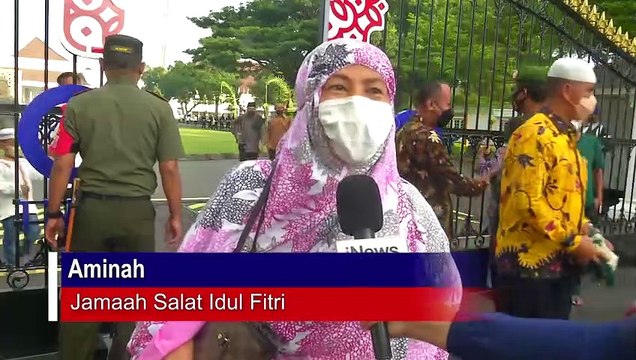 Wapres KH.Maruf Amin Salat IED di Masjid Istqlal