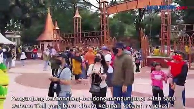 Muncul dengan Wajah Baru, Wahana Istana Anak-Anak TMII Dibanjiri Wisatawan