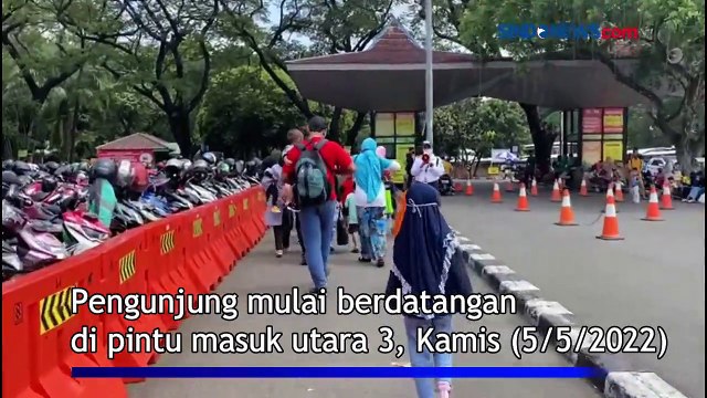 H+4 Lebaran, Pengunjung Masih Padati Ragunan