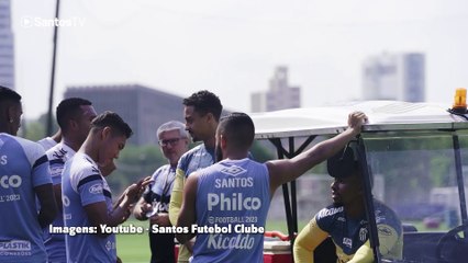 Treino da equipe do Santos 02/03