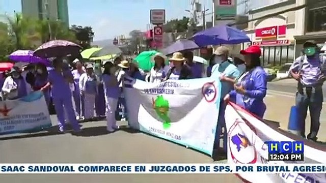 ¡Con movilizaciones! Enfermeras Profesionales exigen pago del IPC y Especialidades