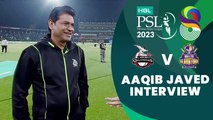 Aaqib Javed Interview | Lahore Qalandars vs Quetta Gladiators | Match 18 | HBL PSL 8 | MI2T