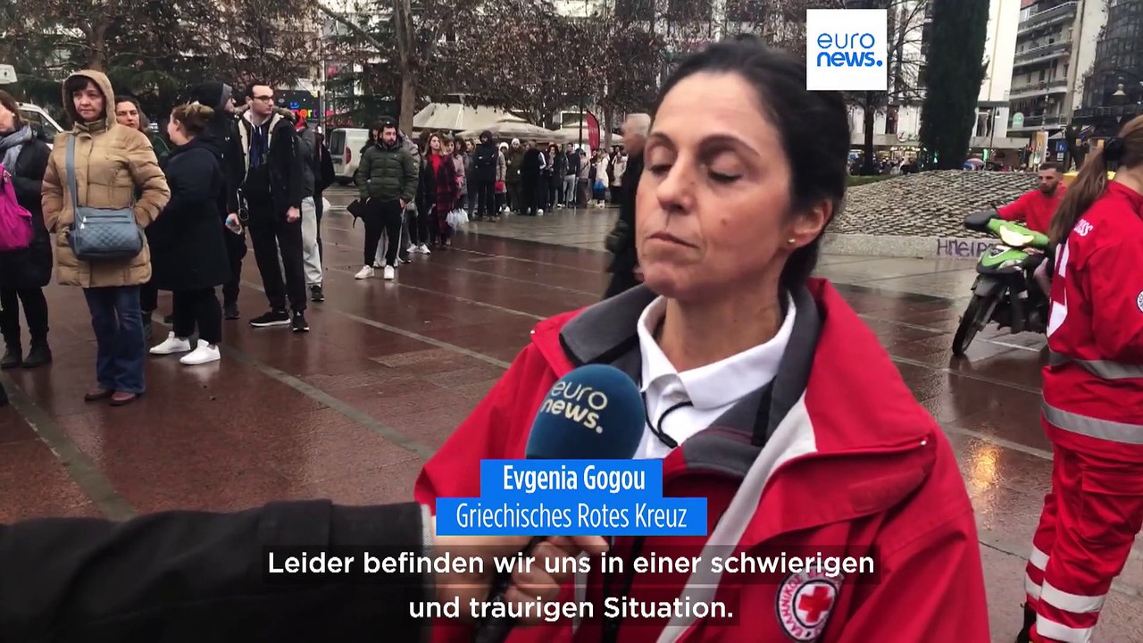 Solidarität in Larissa: Hunderte spenden Blut