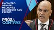 Senadores de oposição se reúnem com Moraes para discutir invasão a Brasília