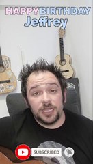 Happy Birthday, Jeffrey! Geburtstagsgrüße an Jeffrey