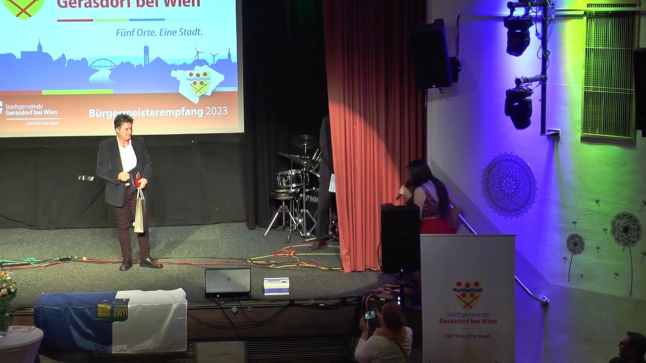 I am from Gerasdorf und One Moment in Time - Bürgermeister Empfang 2023