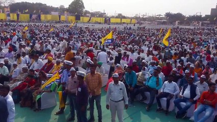 आप के कार्यकर्ता सम्मेलन में उमड़ा हुजूम