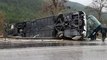 Isparta Antalya kara yolunda otobüs kazası