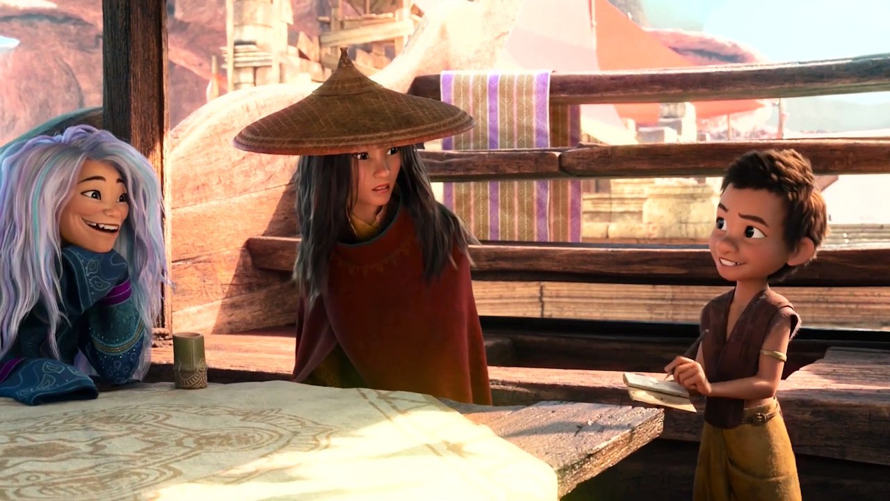 RAYA AND THE LAST DRAGON Raya And Sisu Escape From Namaari (2021)