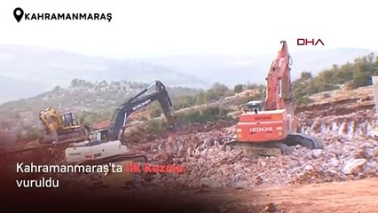 Bakan Kurum Pazarcık ve Afşin ilçesinde konutların inşasına başlandı