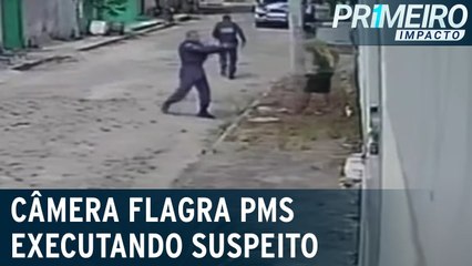 Câmera flagra execução de suspeito por PMs no  Espirito Santo
