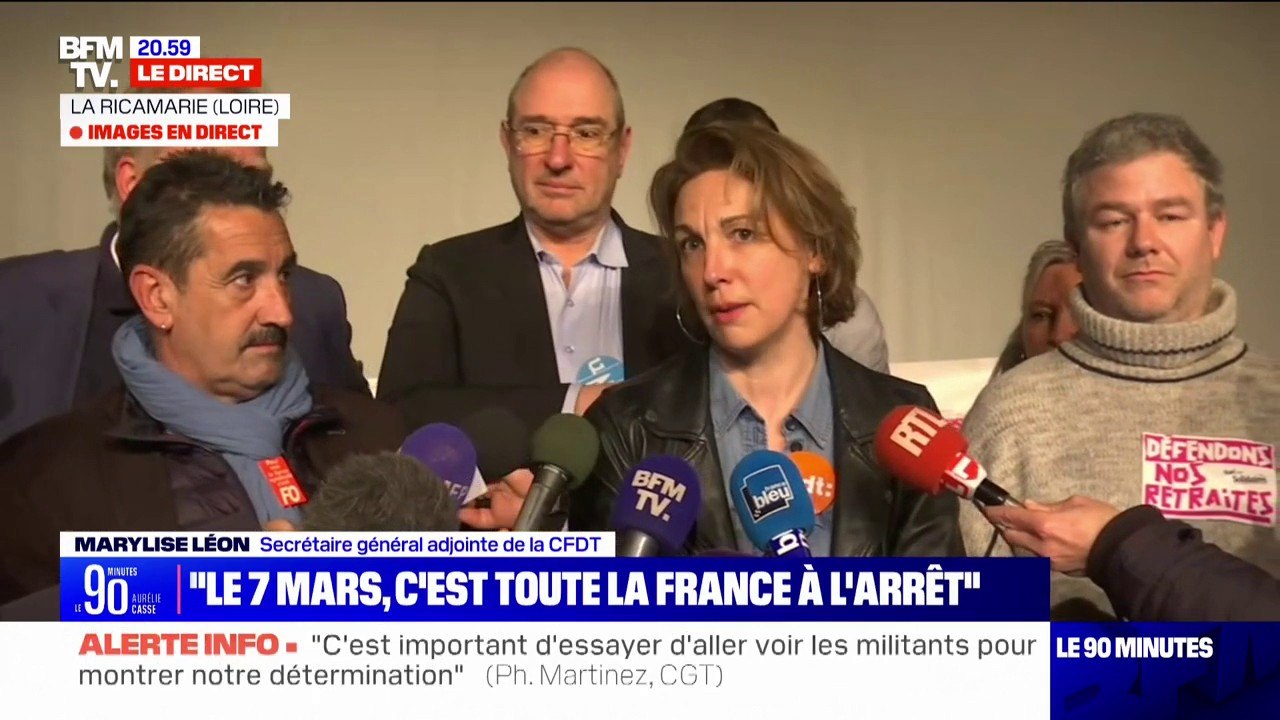 Marylise Léon (CFDT): "L'idée n'est pas de bloquer la France mais de bloquer la réforme" des retraites