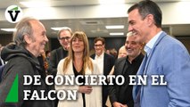 El Gobierno oculta quién acompañó en el Falcon a Pedro Sánchez y su mujer al concierto de Serrat