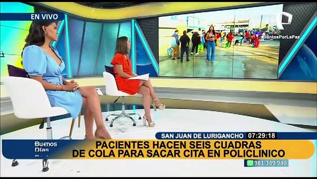 SJL: pacientes denuncian que no consiguen citas porque venden cupos en las cola