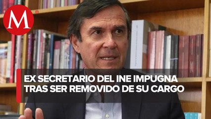 Edmundo Jacobo asegura que interpuso recursos tras cese del INE por 'Plan B'