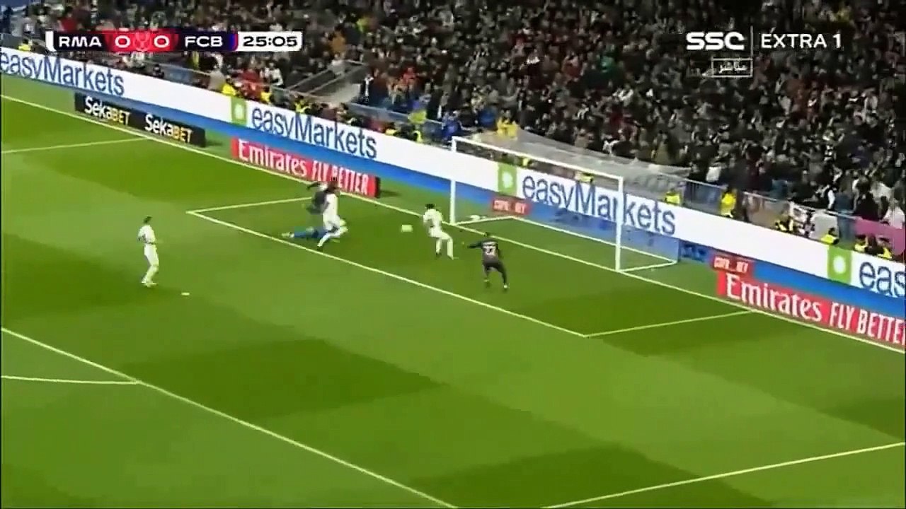 ملخص مباراة برشلونة وريال مدريد