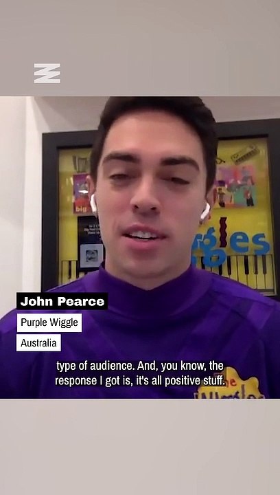Moms Are Getting Hot For The New Purple Wiggle & His Reaction Is Priceless