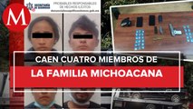 Detienen a 4 miembros de la Familia Michoacana en el Edomex