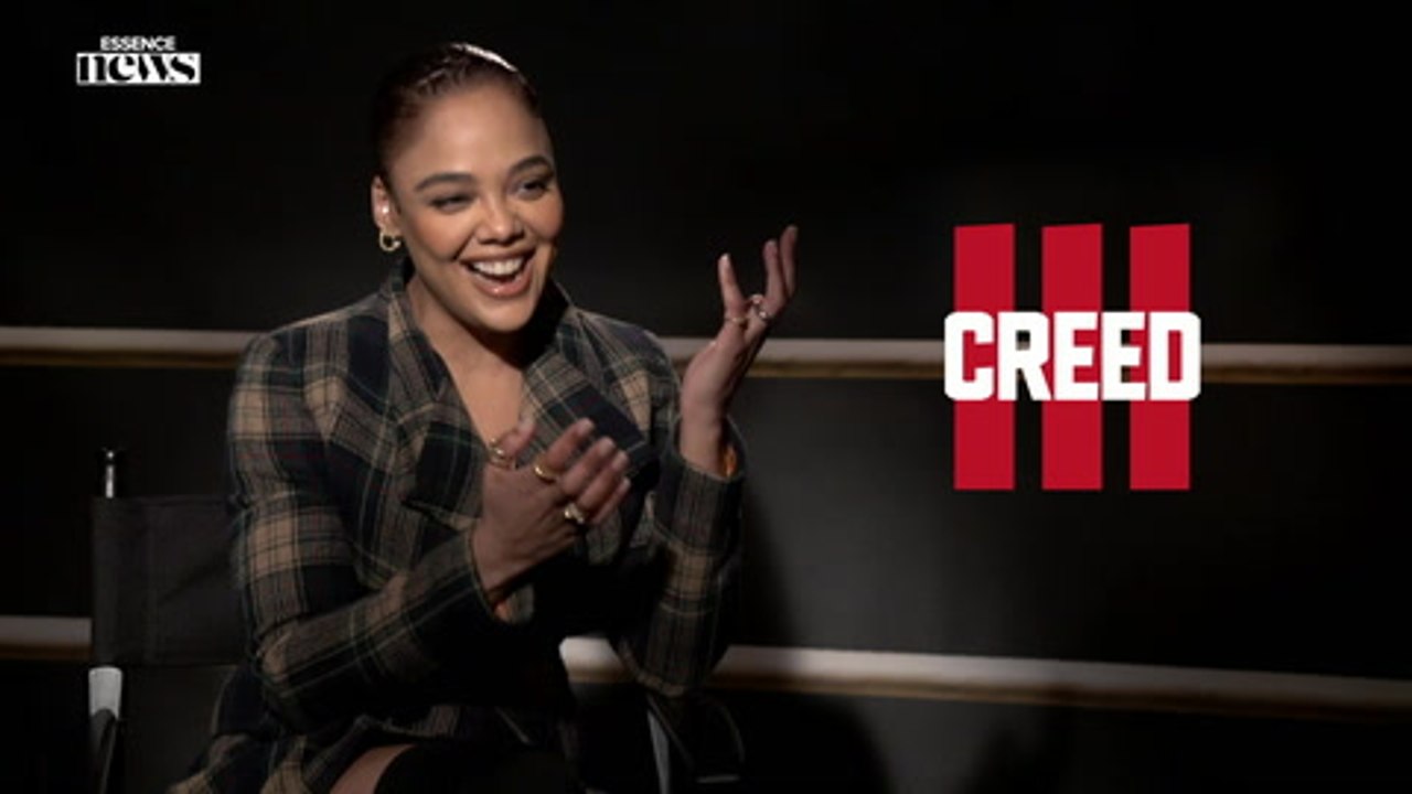 WATCH Tessa Thompson On Making Bianca Creed A Fighter In Her Own Right