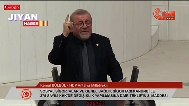 HDP'Lİ KEMAL BÜLBÜL AKP'LİLERE MEYDAN OKUDU: YÜREĞİN YETİYORSA GEL