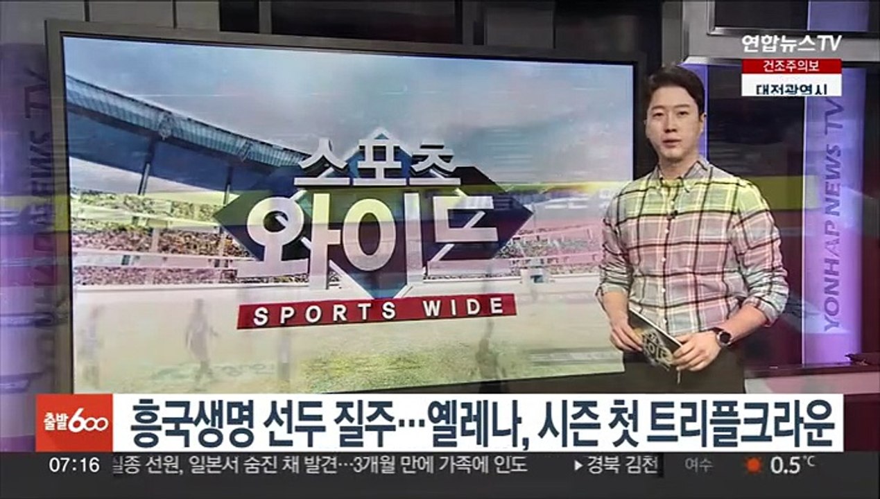 흥국생명 선두 질주…옐레나, 여자부 시즌 첫 트리플크라운