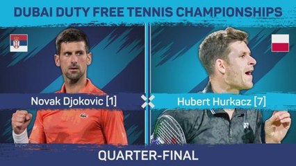 Djokovic efficient in setting up Medvedev semi-final in Dubai
