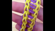 Single Double Chain  Bracelet tutorial On Rainbow Loom