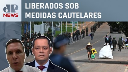 STF concede liberdade para 52 denunciados por invasões em 8 de janeiro. Serrão e Capez analisam