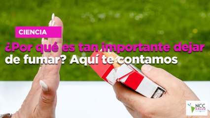¿Por qué es tan importante dejar de fumar? Aquí te contamos