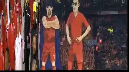 Ribery And Robben Funny Cartoon in Bayern Munich vs Borrusia Dortmund 1 1 2015