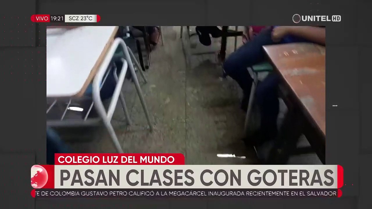 Lluvia intensa deja aulas inundadas en colegios del Plan y la Av. Mutualista