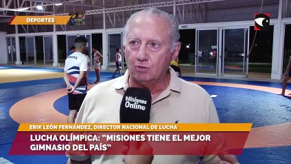 Lucha Olímpica: “Misiones tiene el mejor gimnasio del país”
