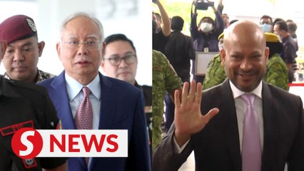 下载视频: 1MDB audit tampering trial: Najib arrives in court