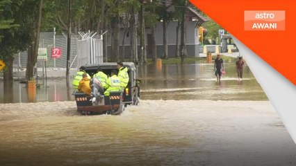Perkembangan banjir di Johor setakat 10 pagi