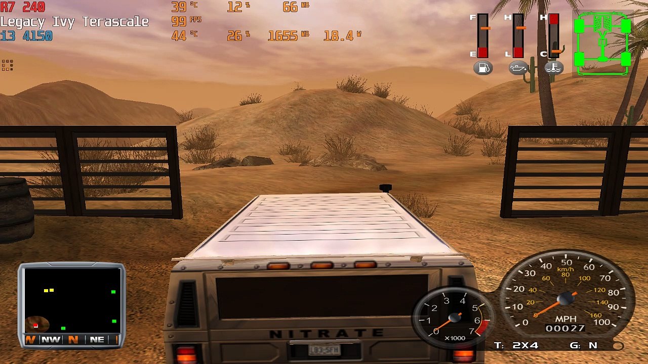 Nitrate ( Hummer H1 look alike ) engine startup