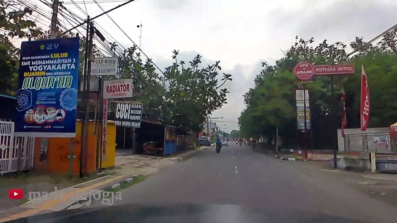 Driving Around Jalan Pramuka, Yogyakarta, Indonesia