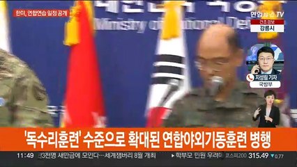 Скачать видео: 한미, 13~23일 대규모 연합훈련…북한 도발 대응력 강화