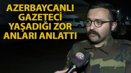 Azerbaycanlı Gazeteci Canlı Yayında Deprem Anında Yaşadıklarını Anlattı