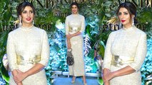 Abu Jani Sandeep Khosla Event Shweta Bachchan White Embellished Gown पहने First Time Bold Look Viral