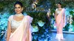Abu Jani Sandeep Khosla Event: Radhika Merchant Pink Saree Look Viral, लगी बेहद खूबसूरत | Boldsky